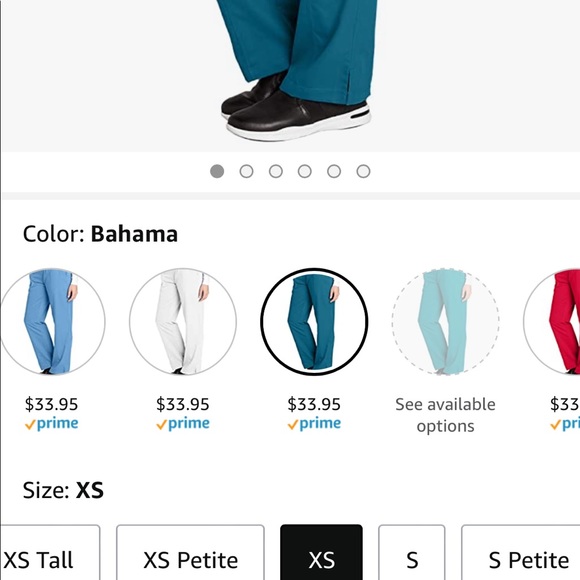 Greys anatomy barco scrubs set xs - Picture 3 of 10